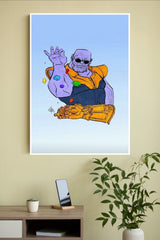 Thanos Gems Strong Character Movie Poster | Marvel Poster | Superhero Posters