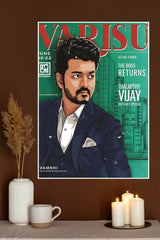The Boss Return Vijar Thalapathy Varisu Movie Poster | Tollywood Posters