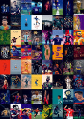 The Great Sports Man Wall Collage Kit - A4 Size Wall Posters Set