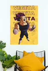 The Prince of the Fallen Saiyan Race Vegeta Poster | Anime Posters