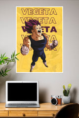The Prince of the Fallen Saiyan Race Vegeta Poster | Anime Posters