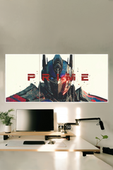The Transformers Optimus Prime franchise Poster 3 Split Poster