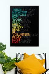 Think PosItively Poster | Gym and Motivational Quotes Posters