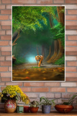 Tiger in the Jungle Poster | Animal Posters