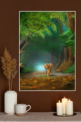 Tiger in the Jungle Poster | Animal Posters