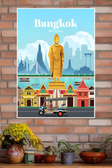 Travel to Bangkok Poster | CIty Posters