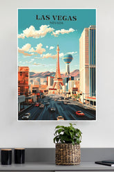 Travel to Las Vegas Poster | CIty Posters