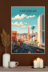 Travel to Las Vegas Poster | CIty Posters