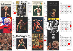 UFC Ultimate Fighting Championship Premium Table Desk Calendar