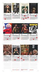 UFC Ultimate Fighting Championship Premium Table Desk Calendar