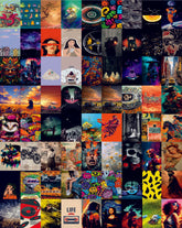 Ugly Wall Collage Kit - A4 Size Wall Posters Set