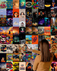 Ugly Wall Collage Kit - A4 Size Wall Posters Set