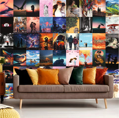 Unconditional Love Wall Collage Kit - A4 Size Wall Posters Set