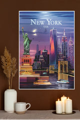 United States of America New York City Poster | City Posters
