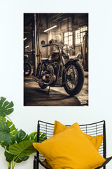 Vintage Ducati Bike Poster | Bike Posters