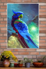 Vibrant Macaw Parrot Poster | Animal Posters