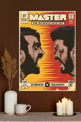 Vijay Thalapathy Vijay Sethupathi Master Movie Poster | Tollywood Posters