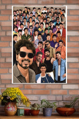 Vijay Thalapathy's All Character in One Frame Poster | Tollywood Posters