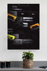 Vintage Tape Cassette Poster | Music Posters