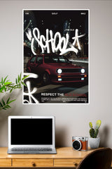 Volkswagen Golf Mk2 Poster | Cars Posters
