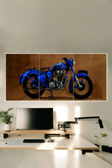 Classic-Royal-Enfield-vintage-Motorcycle-Poster-3-Split-Poster