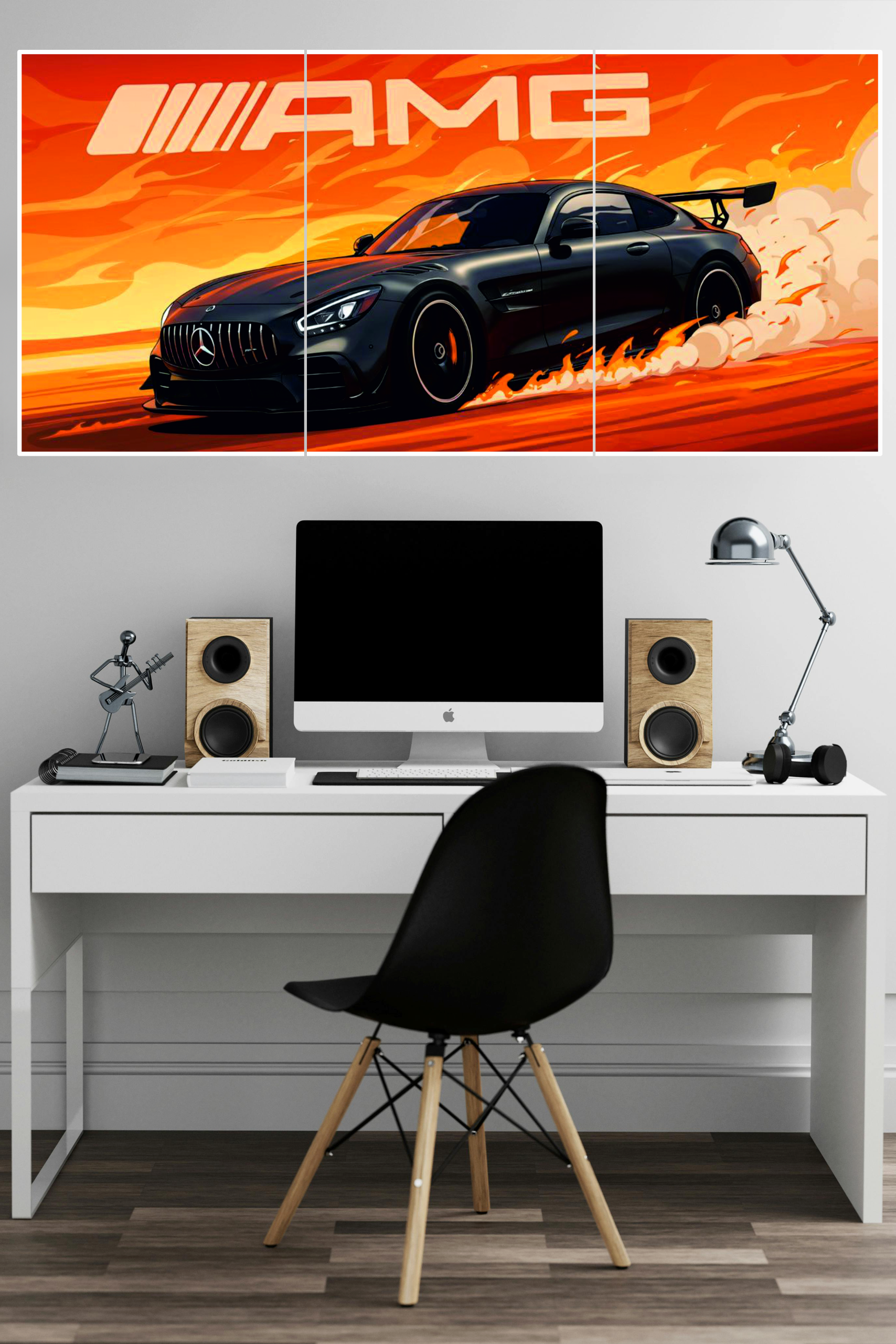 MERCEDES-AMG-GT-SUPER-CAR-3-Split-Poster