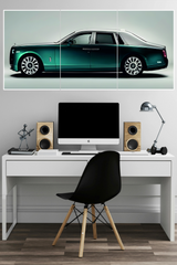 Rolls Royce Phantom VIII luxury premium Car Poster | 3 Split Poster