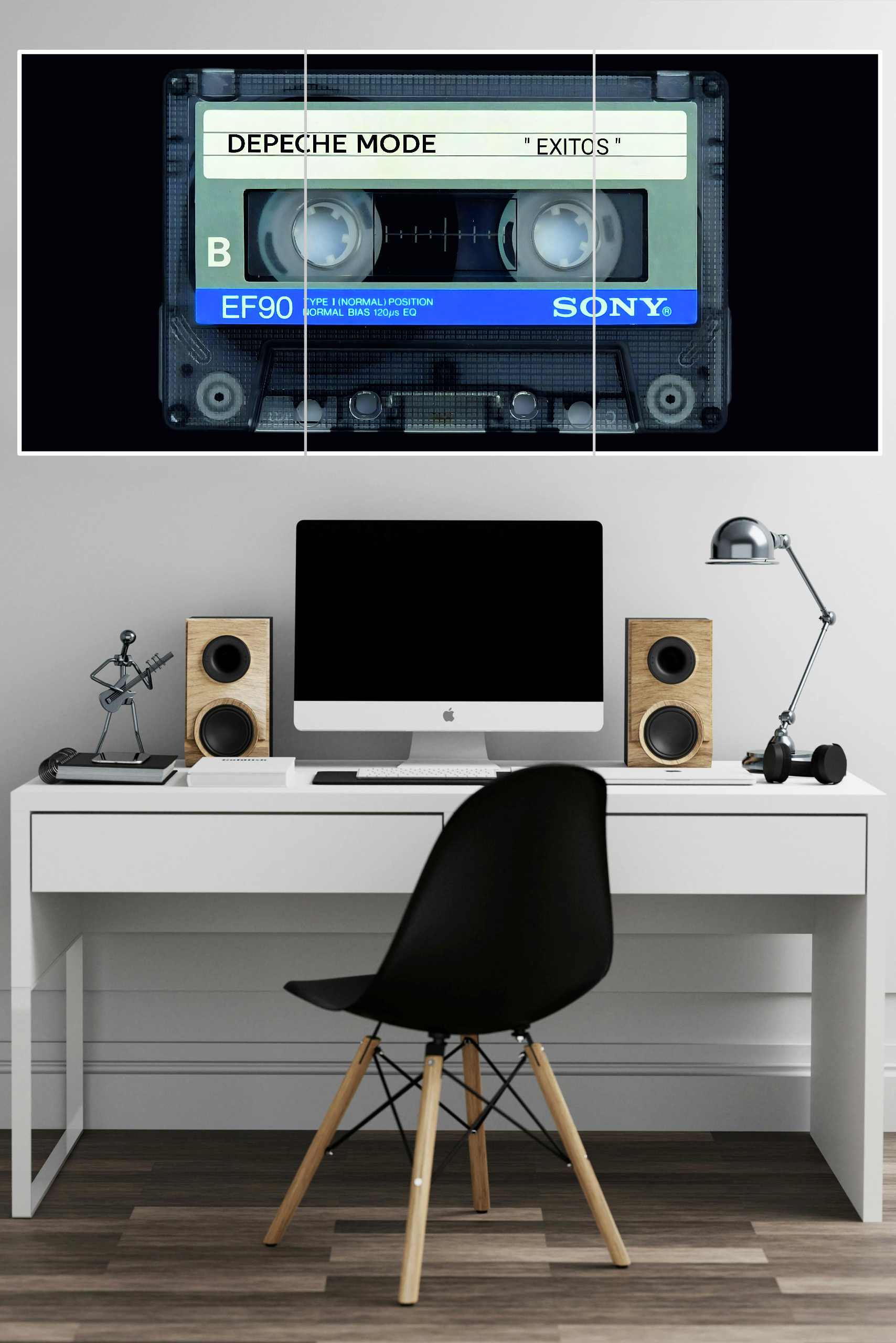VINTAGE-SONY-AUDIO-CASSETTE-TAPE-3-Split-Poster