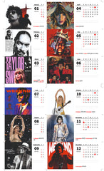 WORLD POP Singers Premium Table Desk Calendar
