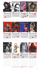 WORLD POP Singers Premium Table Desk Calendar