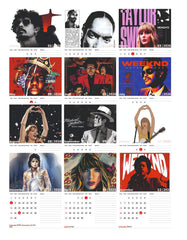 WORLD POP Singers Premium Table Desk Calendar