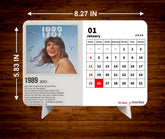 WORLD Singers Premium Table Desk Calendar