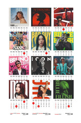 WORLD POP Premium Table Desk Calendar