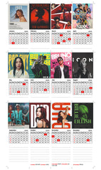 WORLD POP Premium Table Desk Calendar
