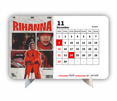 WORLD POP Premium Table Desk Calendar