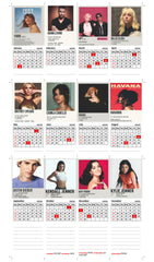 POP Singers Premium Table Desk Calendar