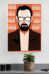 Walter White Breaking Bad Character Poster | Web Series Posters