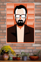 Walter White Breaking Bad Character Poster | Web Series Posters