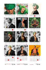 Wano Arc Zoro Premium Table Desk Calendar