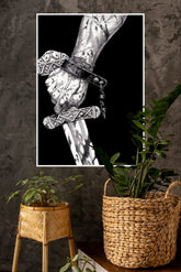 Warrior's Grip Poster | Darkness Posters