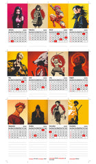 Whispering Katana Premium Table Desk Calendar