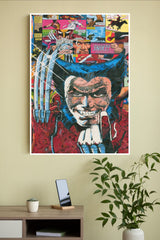 Wolverine Comic Collage Poster, Marvel Poster | Superhero Posters