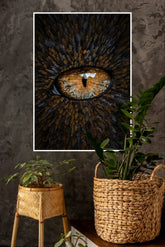 Wood Eyelash Tree Eye Poster | Eyes Posters