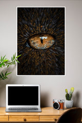 Wood Eyelash Tree Eye Poster | Eyes Posters