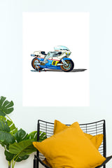 Yamaha YZR 500 (1983) Poster | Bike Posters