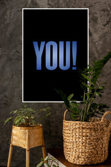 You Poster | Gym and Motivational Quotes Posters