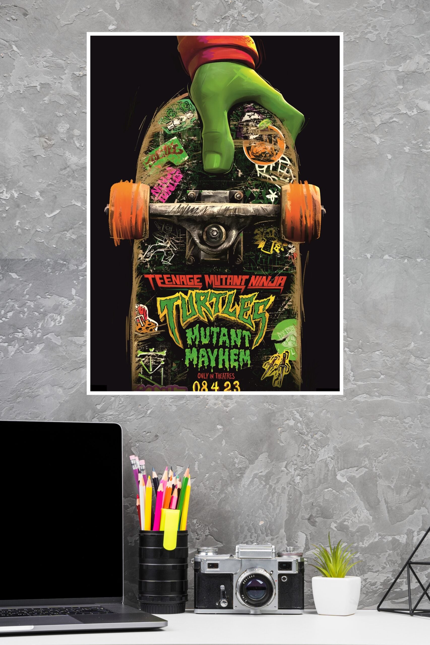 Eenage Mutant Ninja Turtles Mutant Mayhem Poster | Animated Movie Posters