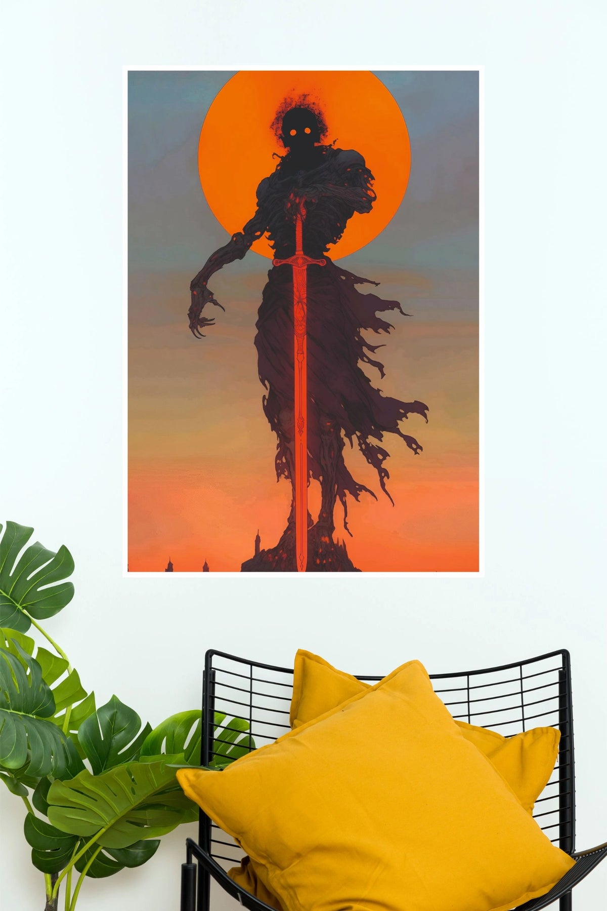 The Crimson Eclipse Shadow Warrior Darkness Poster (Darkness poster)