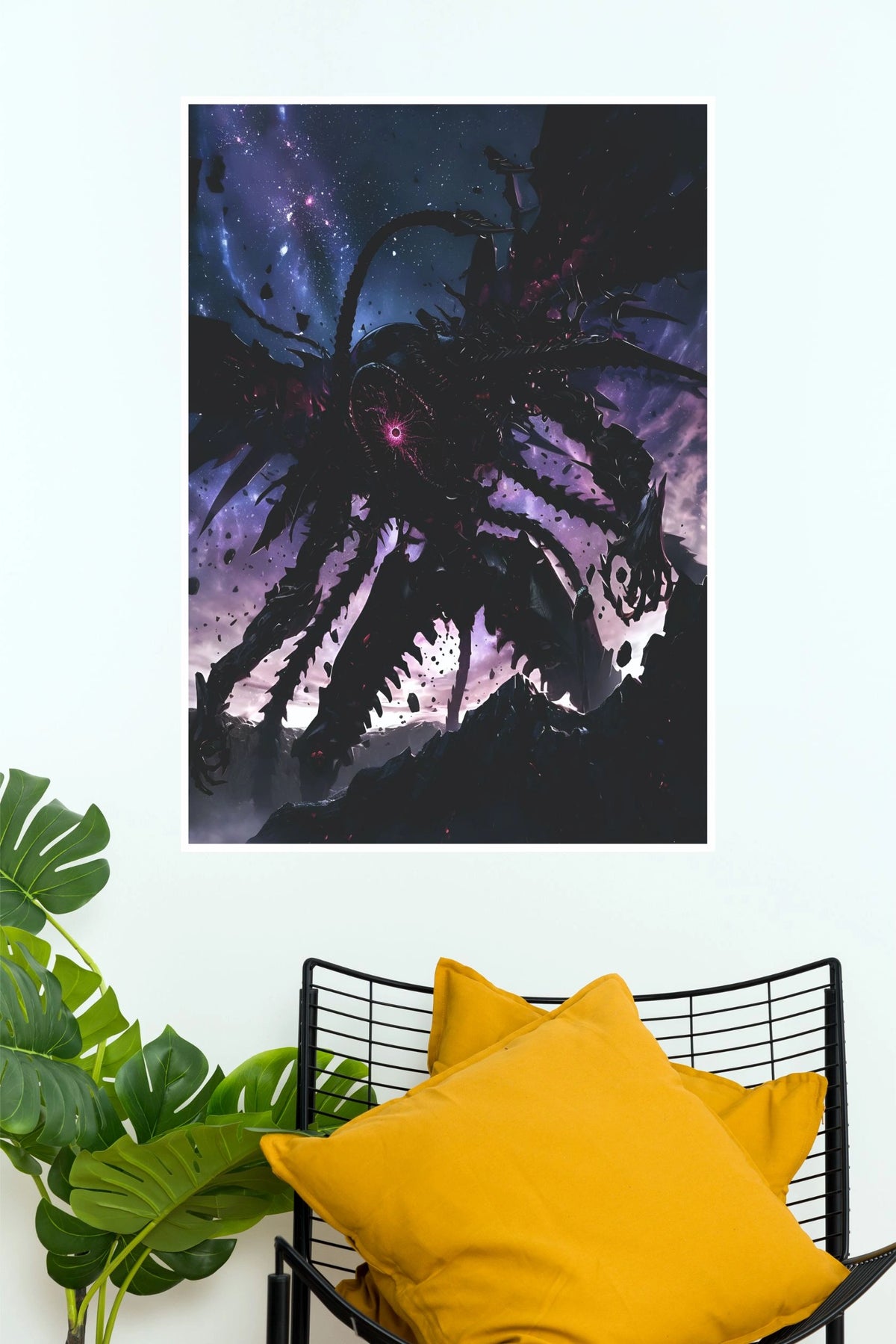 Poster Valley The Astral Devourer – Dark Cosmic Monster Fantasy Wall Poster (Darkness poster)