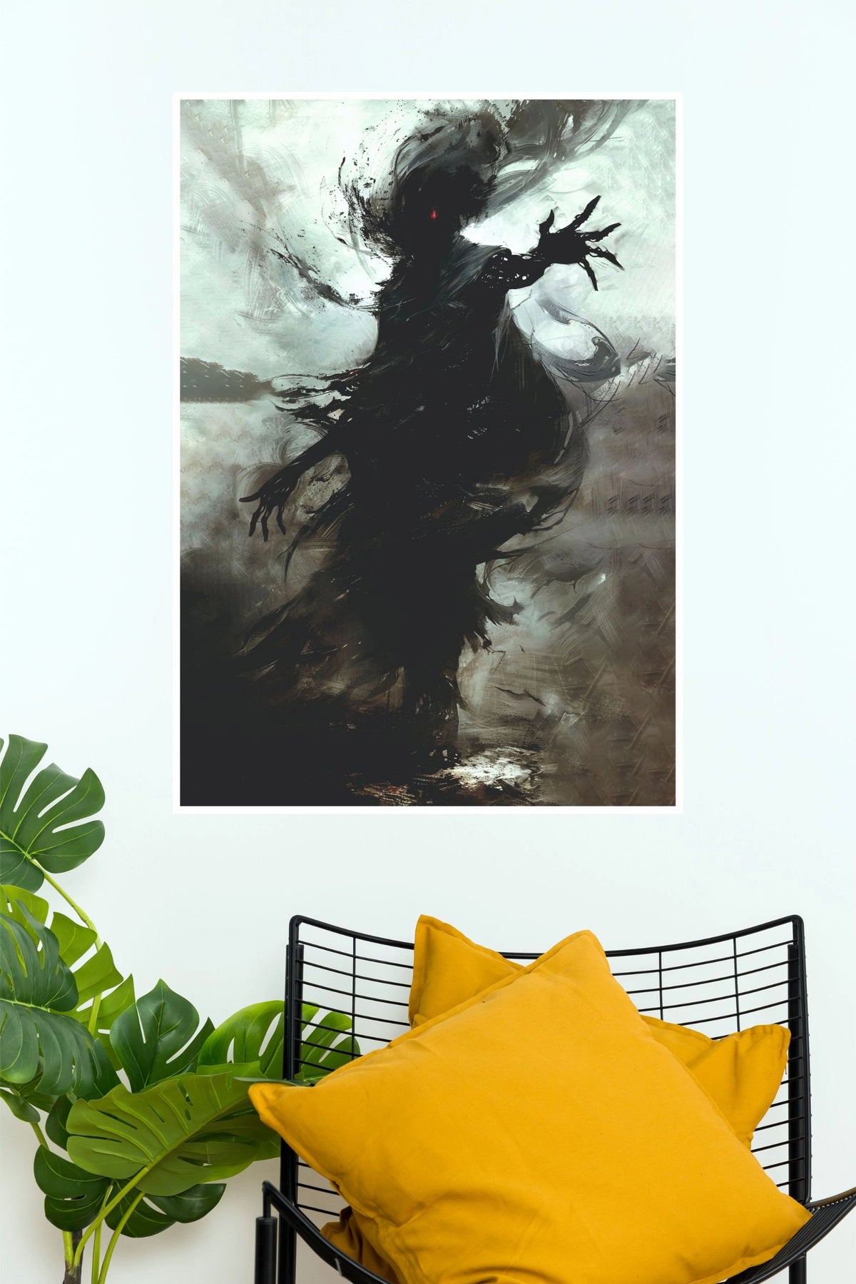 The Last Light Above the Void Dark Fantasy Wall Art Poster (Darkness poster)
